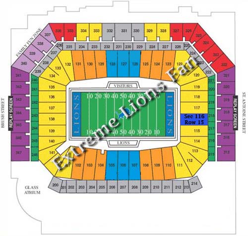 Ford field parking options #7